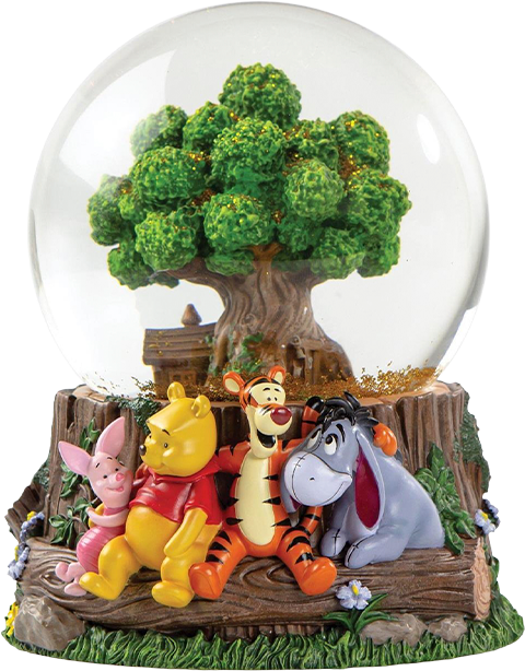 ビルストン バタシー 小物入〈2008　ENESCO製〉Disney Pooh Winnie The Pooh Waterball Resin Collectible by Enesco | Sideshow