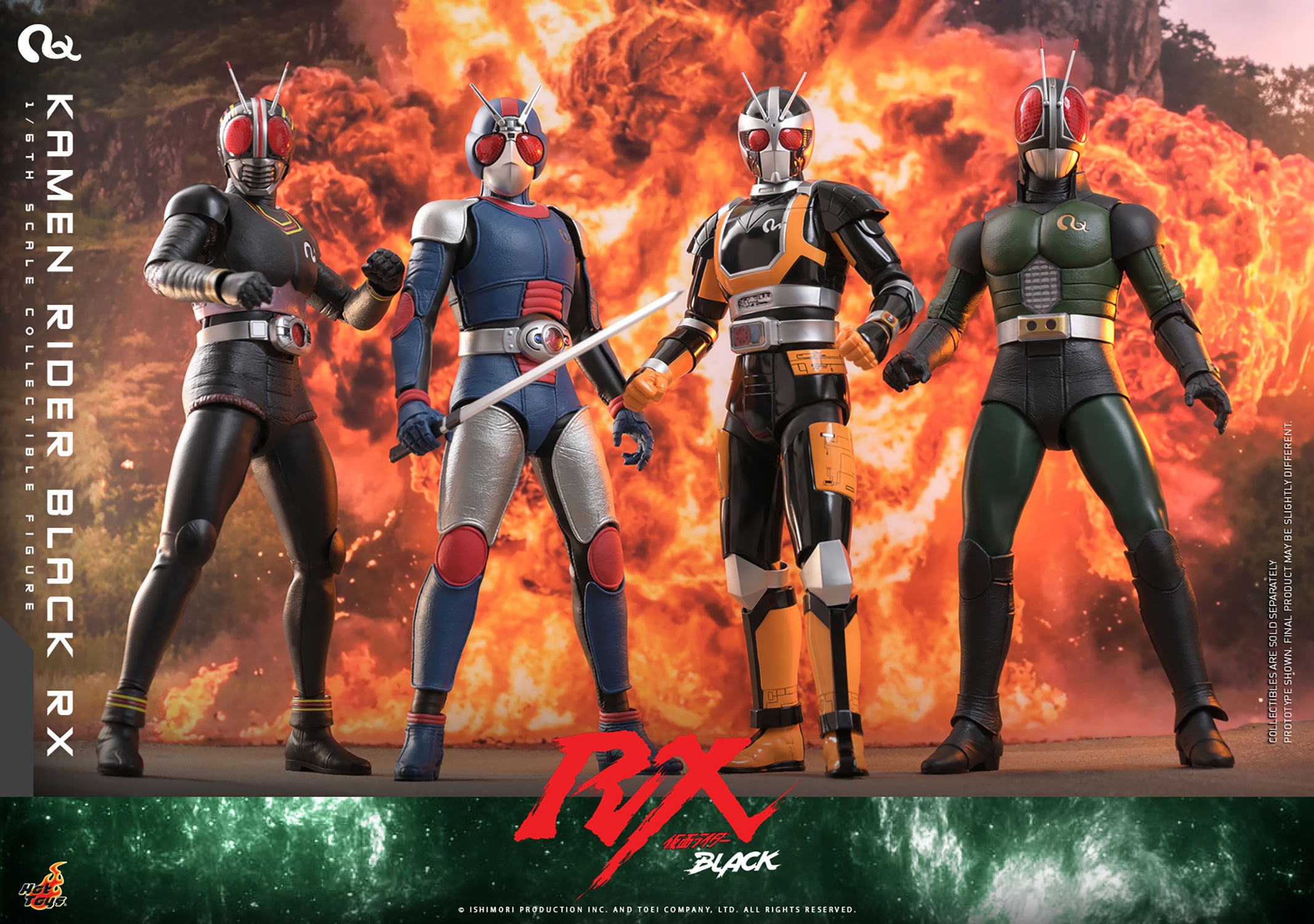 Kamen Rider Kamen Rider Black RX Sixth Scale Figure  (Prototype Shown) View 22
