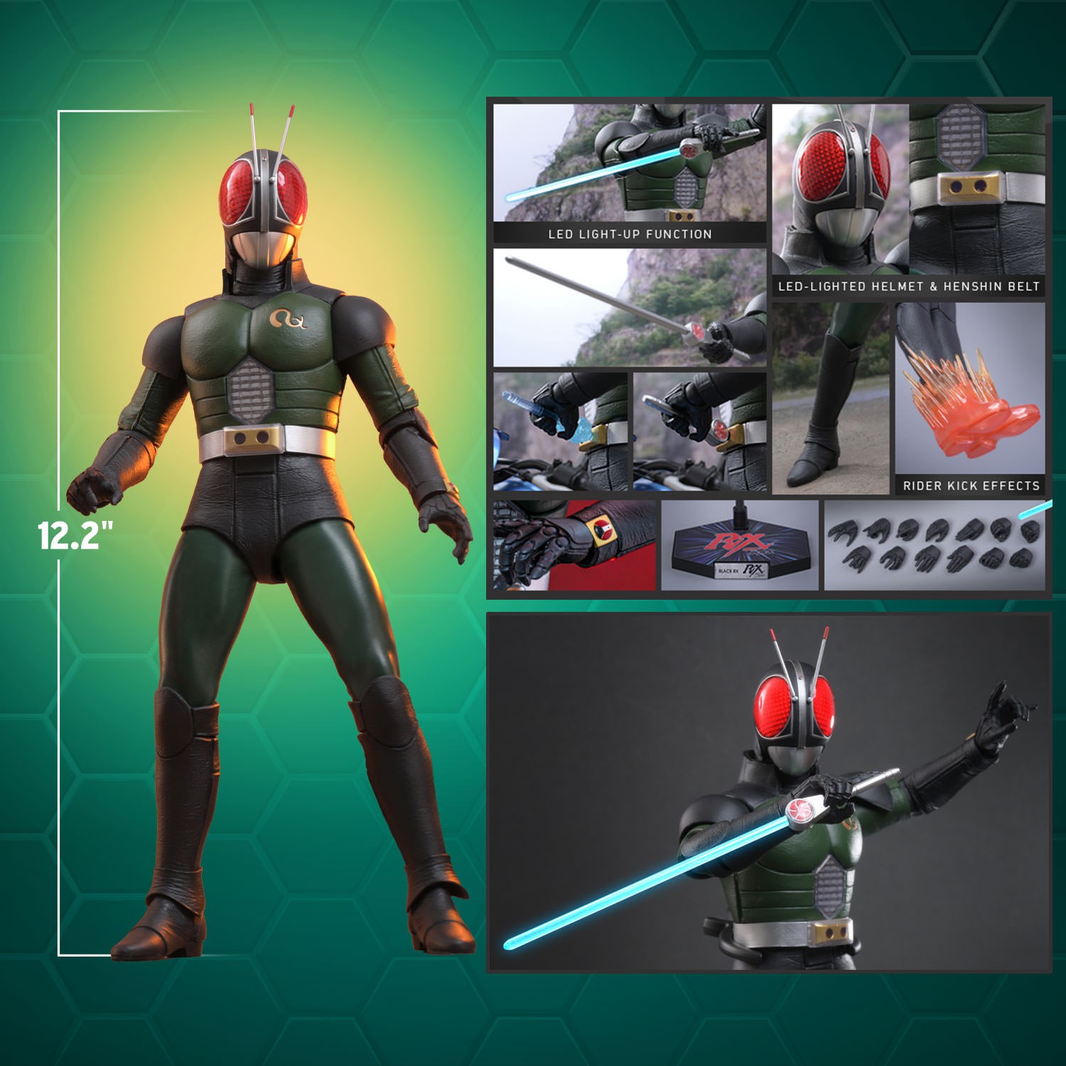 Kamen Rider Kamen Rider Black RX Sixth Scale Figure  (Prototype Shown) View 2