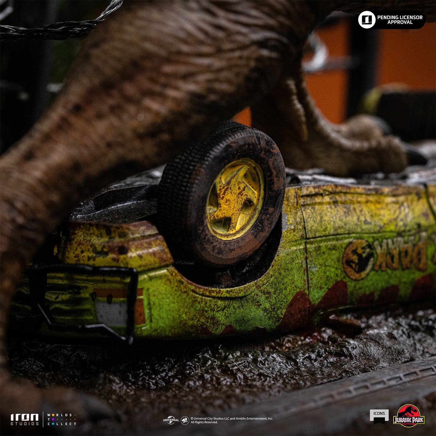 Jurassic Park T-Rex Breakout Set A Statues  (Prototype Shown) View 6