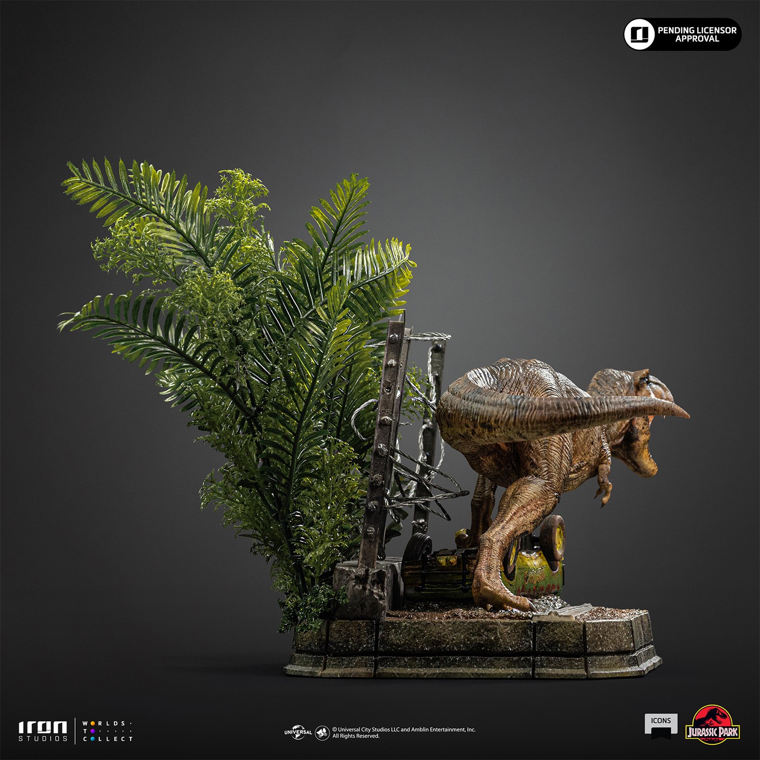 Jurassic Park T-Rex Breakout Set A Statues  (Prototype Shown) View 9