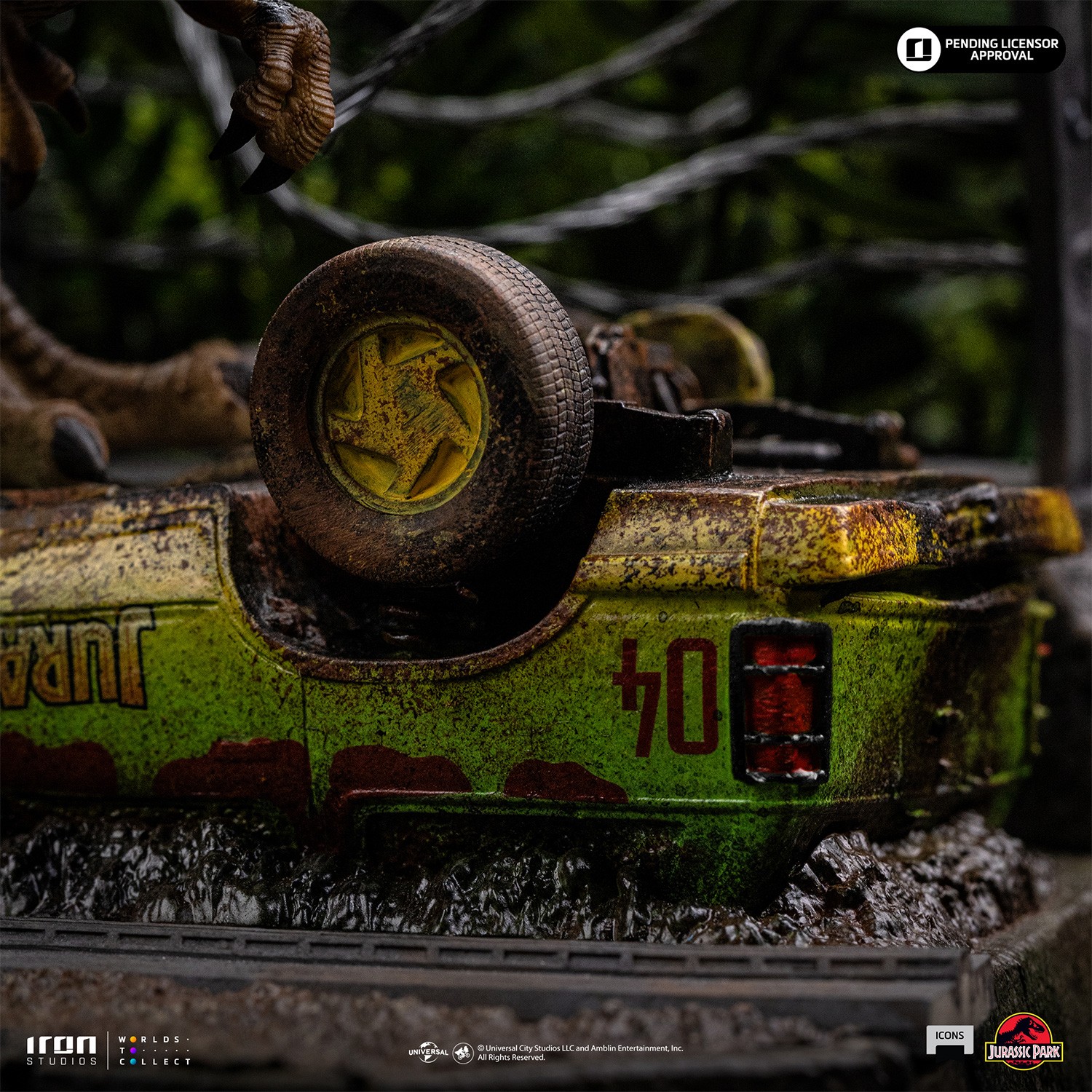 Jurassic Park T-Rex Breakout Set A Statues  (Prototype Shown) View 5