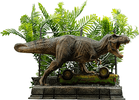 Jurassic Park T-Rex Breakout Set A Statues  (Prototype Shown) View 10