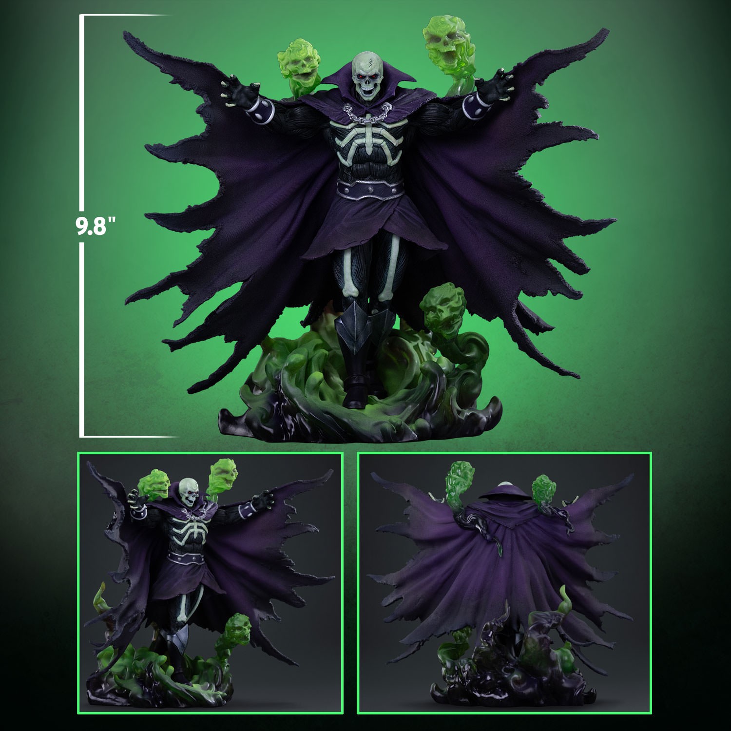 Masters of the Universe Scare Glow 1:10 Scale Statue  (Prototype Shown) View 2