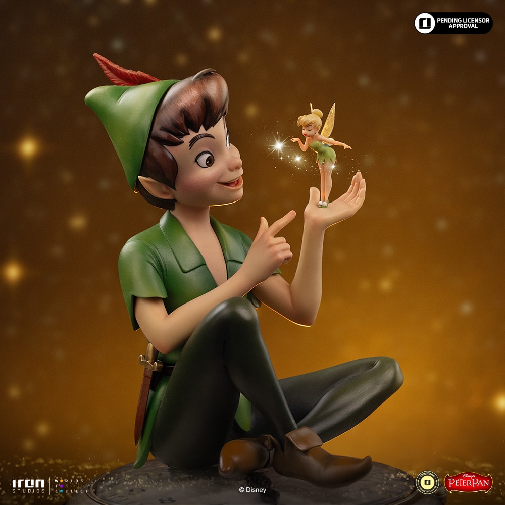 Disney Peter Pan & Tinker Bell Statues  (Prototype Shown) View 1