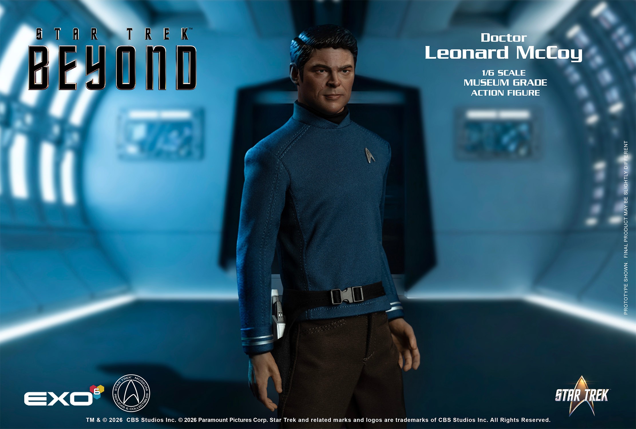 Star Trek Dr. “Bones” McCoy Sixth Scale Figure  (Prototype Shown) View 3