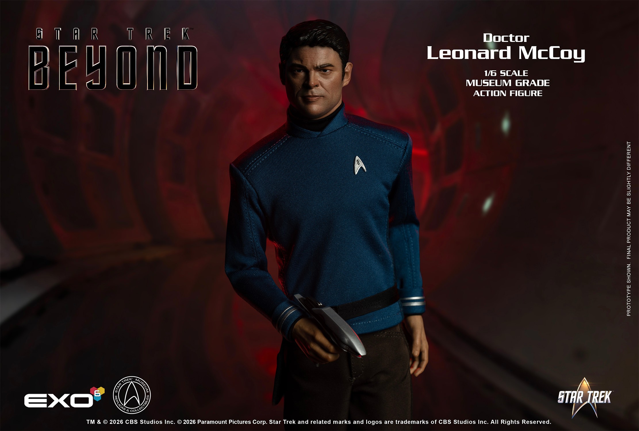 Star Trek Dr. “Bones” McCoy Sixth Scale Figure  (Prototype Shown) View 4
