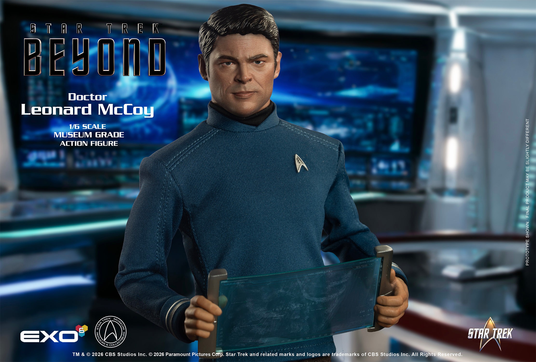 Star Trek Dr. “Bones” McCoy Sixth Scale Figure  (Prototype Shown) View 5