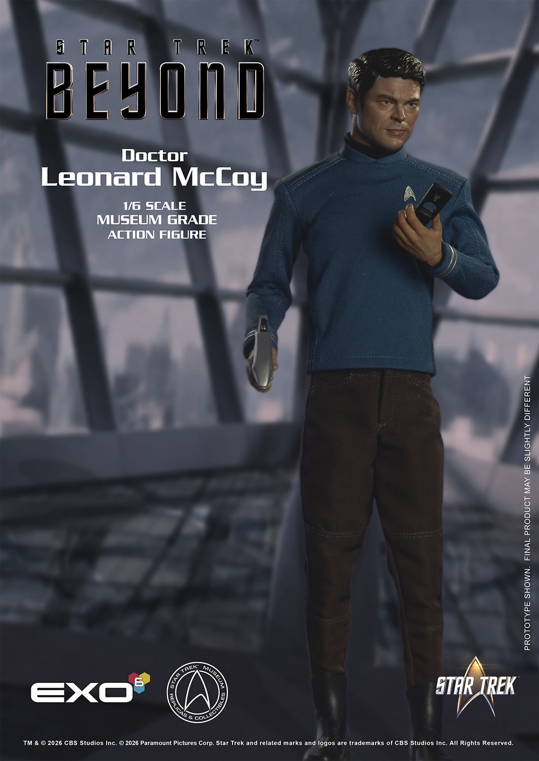 Star Trek Dr. “Bones” McCoy Sixth Scale Figure  (Prototype Shown) View 7