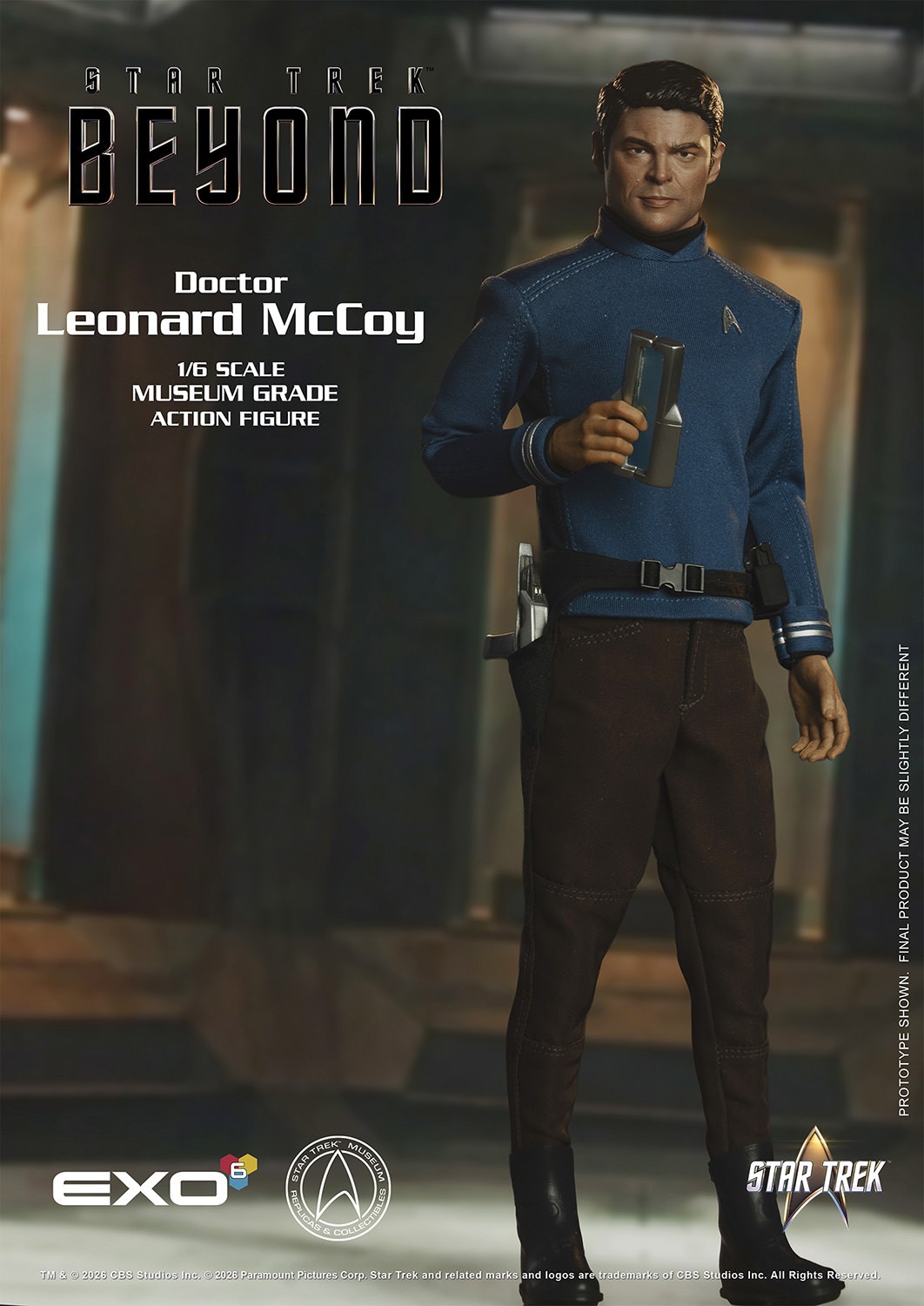 Star Trek Dr. “Bones” McCoy Sixth Scale Figure  (Prototype Shown) View 8