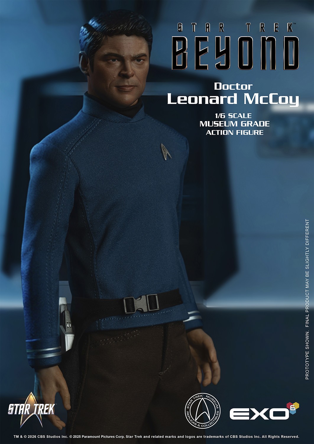 Star Trek Dr. “Bones” McCoy Sixth Scale Figure  (Prototype Shown) View 9