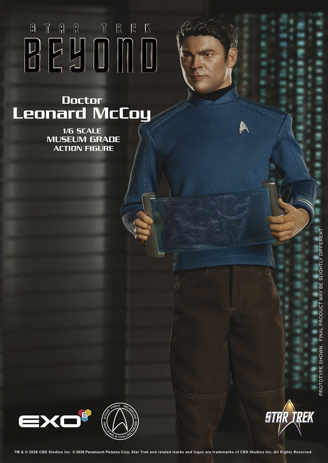 Star Trek Dr. “Bones” McCoy Sixth Scale Figure  (Prototype Shown) View 10