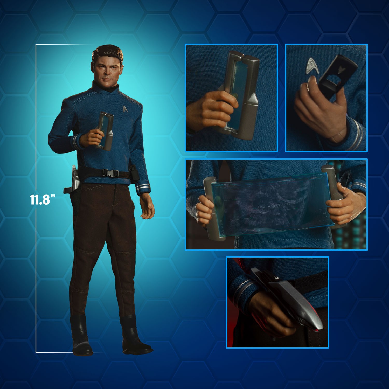 Star Trek Dr. “Bones” McCoy Sixth Scale Figure  (Prototype Shown) View 2