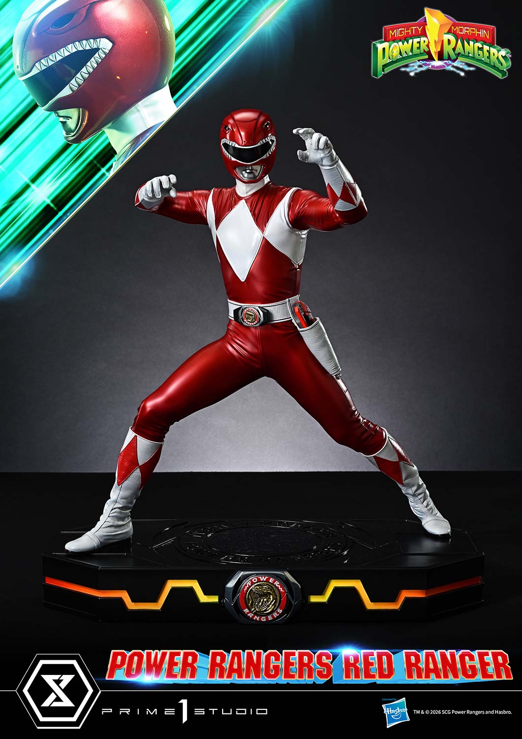 Mighty Morphin Power Rangers Red Ranger Statues  (Prototype Shown) View 8