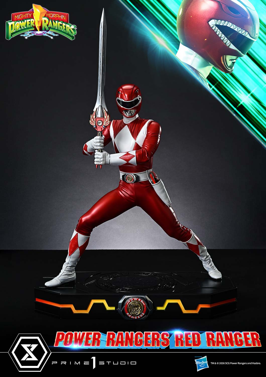 Mighty Morphin Power Rangers Red Ranger Statues  (Prototype Shown) View 10