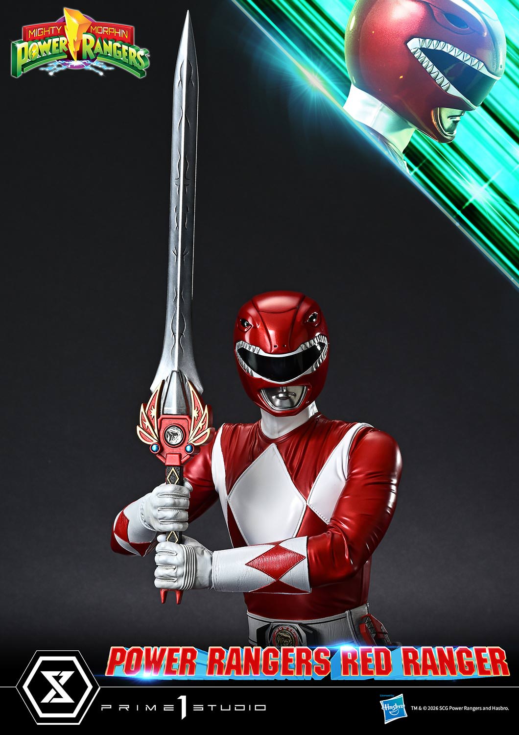 Mighty Morphin Power Rangers Red Ranger Statues  (Prototype Shown) View 13