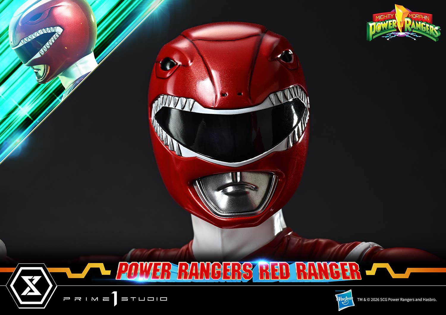 Mighty Morphin Power Rangers Red Ranger Statues  (Prototype Shown) View 14