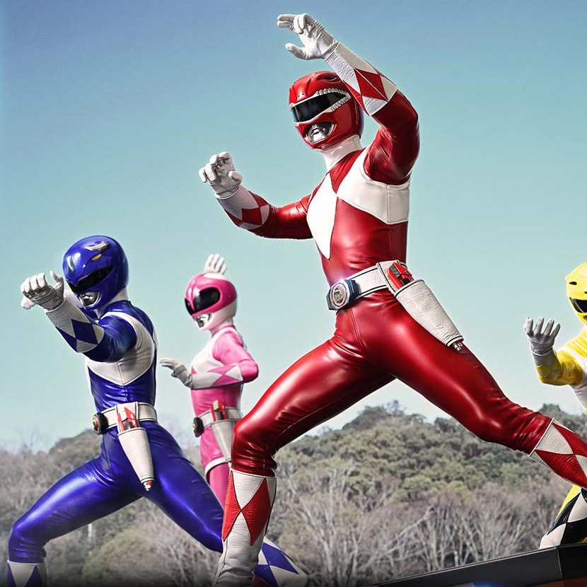 Mighty Morphin Power Rangers Power Rangers 5-Ranger Set Quarter Scale Statue  Collector Edition (Prototype Shown) View 5