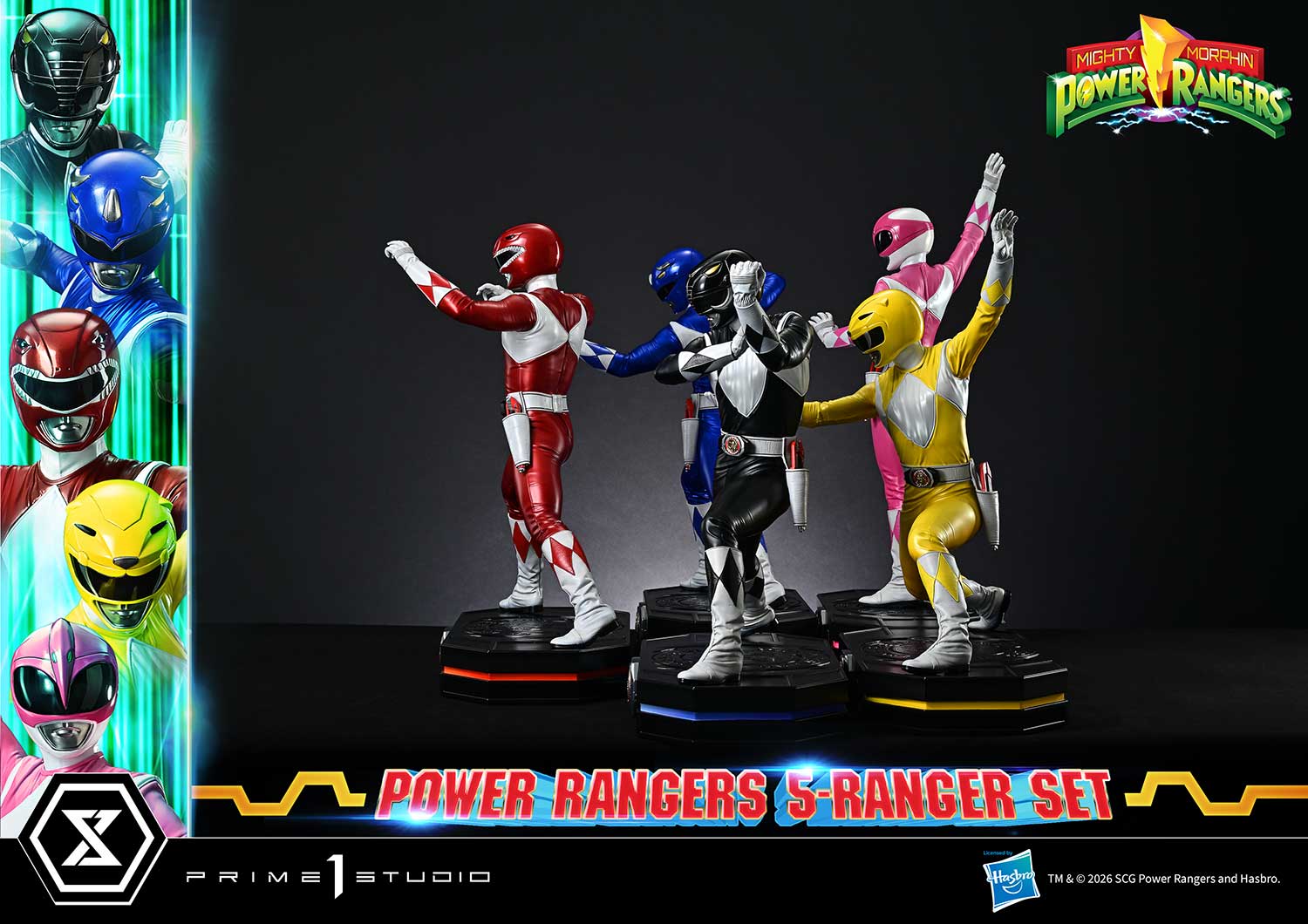 Mighty Morphin Power Rangers Power Rangers 5-Ranger Set Quarter Scale Statue  Collector Edition (Prototype Shown) View 10