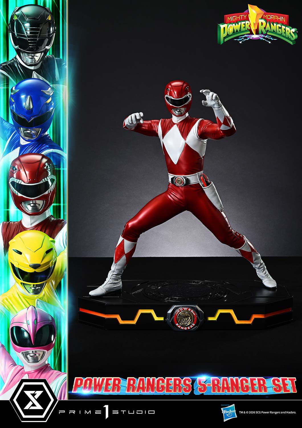 Mighty Morphin Power Rangers Power Rangers 5-Ranger Set Quarter Scale Statue  Collector Edition (Prototype Shown) View 11