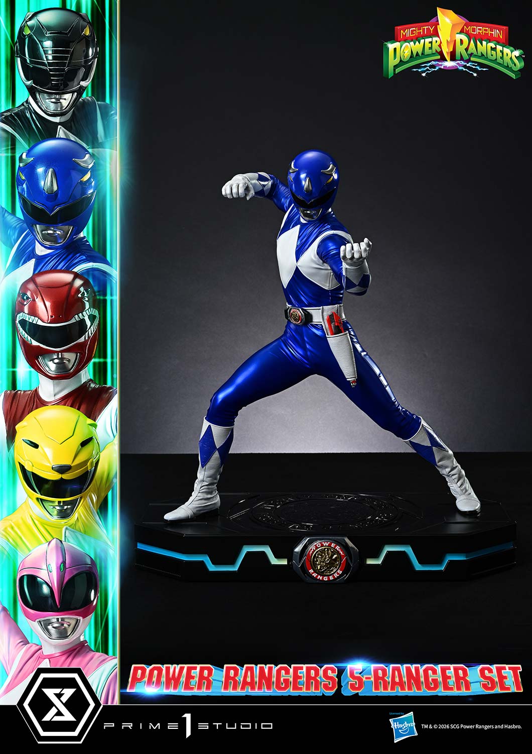 Mighty Morphin Power Rangers Power Rangers 5-Ranger Set Quarter Scale Statue  Collector Edition (Prototype Shown) View 12