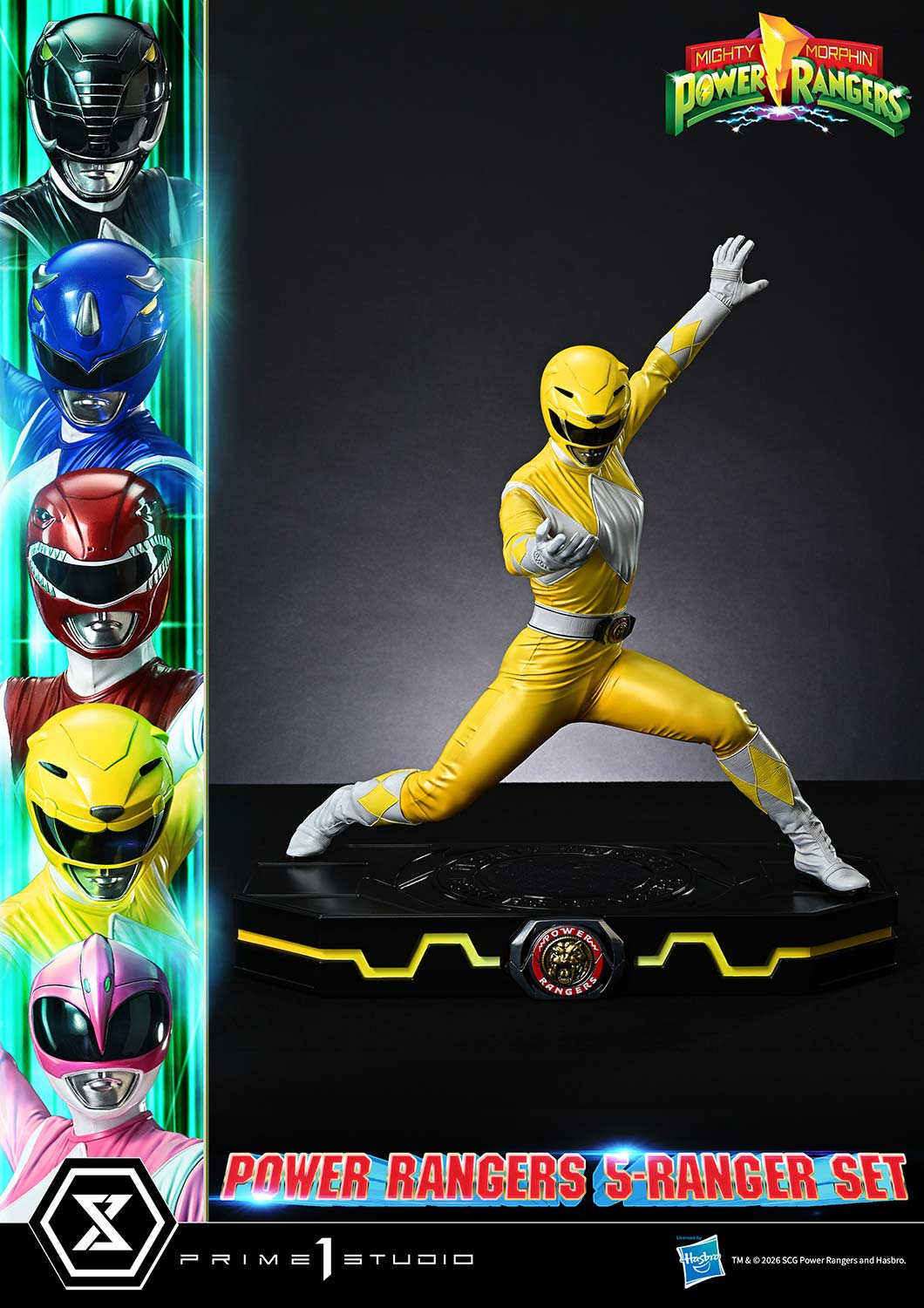 Mighty Morphin Power Rangers Power Rangers 5-Ranger Set Quarter Scale Statue  Collector Edition (Prototype Shown) View 13