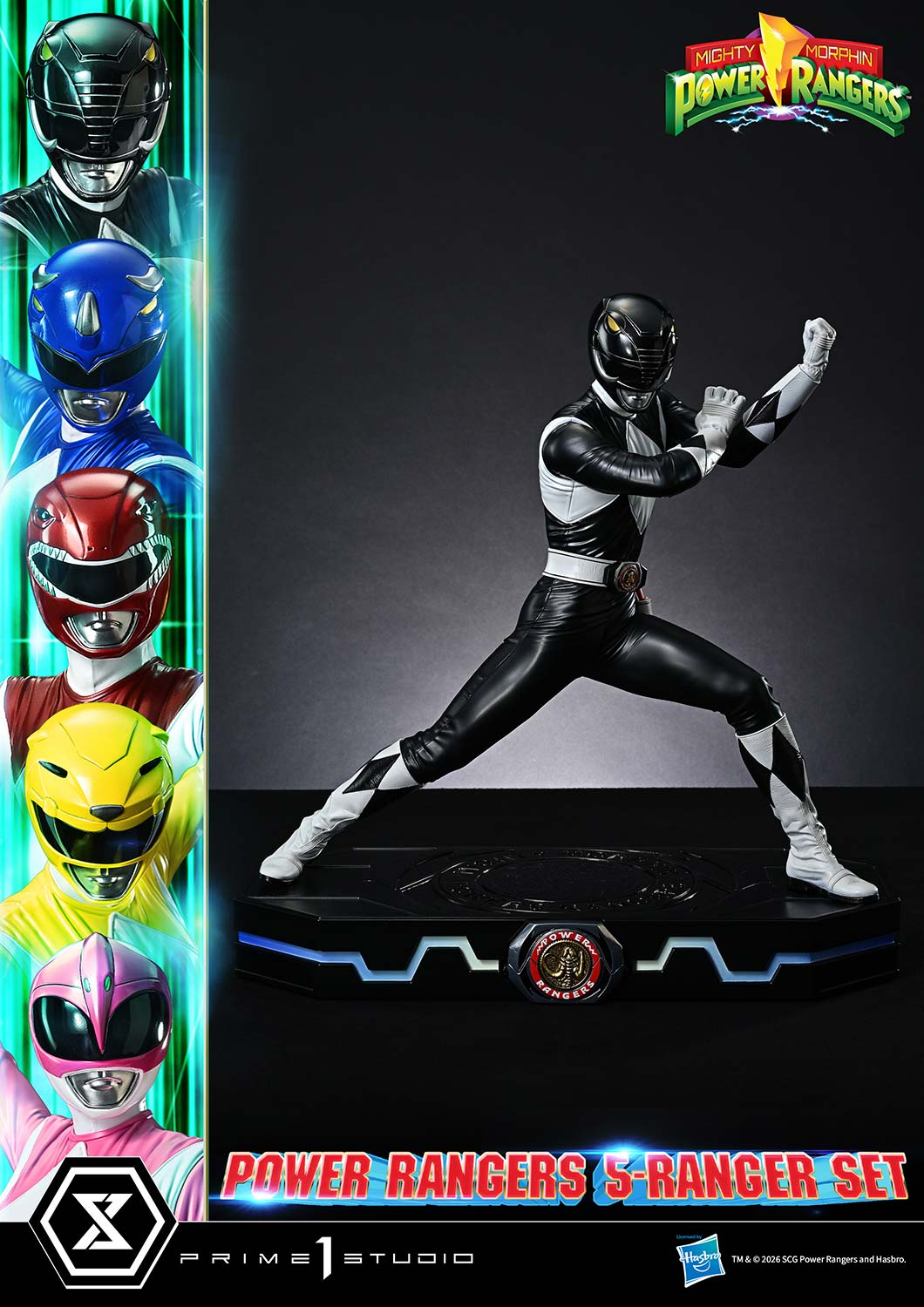 Mighty Morphin Power Rangers Power Rangers 5-Ranger Set Quarter Scale Statue  Collector Edition (Prototype Shown) View 14