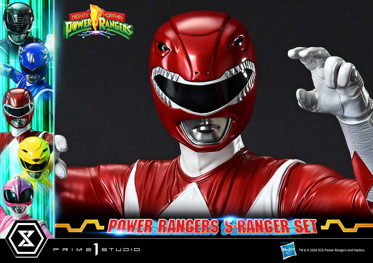 Mighty Morphin Power Rangers Power Rangers 5-Ranger Set Quarter Scale Statue  Collector Edition (Prototype Shown) View 16