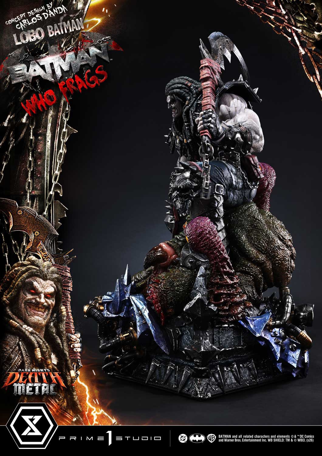 DC Comics Lobo Batman: Batman Who Frags 1:3 Scale Statue  (Prototype Shown) View 8