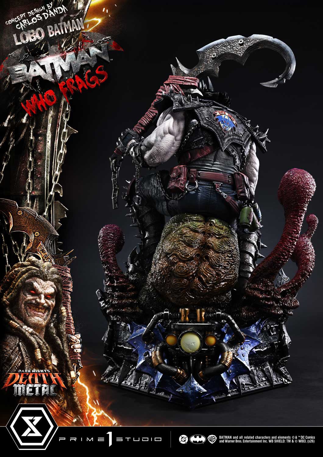 DC Comics Lobo Batman: Batman Who Frags 1:3 Scale Statue  (Prototype Shown) View 9