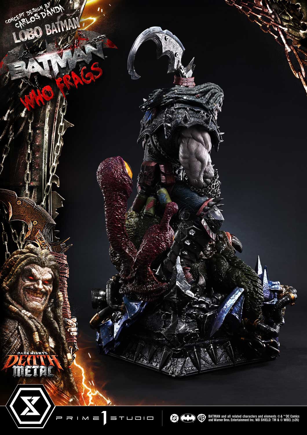 DC Comics Lobo Batman: Batman Who Frags 1:3 Scale Statue  (Prototype Shown) View 10
