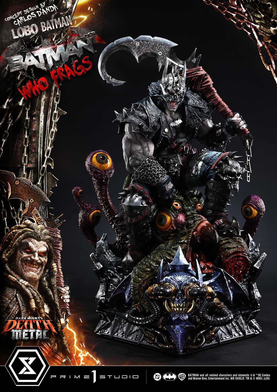 DC Comics Lobo Batman: Batman Who Frags 1:3 Scale Statue  (Prototype Shown) View 11