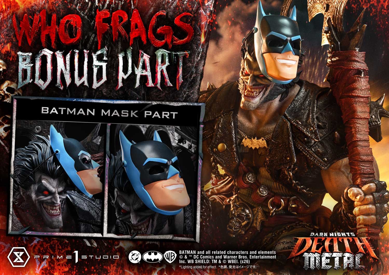 DC Comics Lobo Batman: Batman Who Frags (Deluxe Bonus Version) 1:3 Scale Statue  (Prototype Shown) View 6