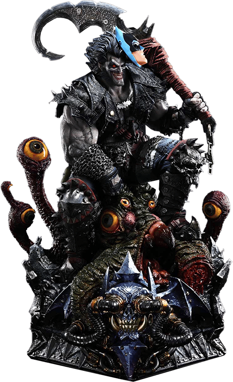 DC Comics Lobo Batman: Batman Who Frags (Deluxe Bonus Version) 1:3 Scale Statue  (Prototype Shown) View 28