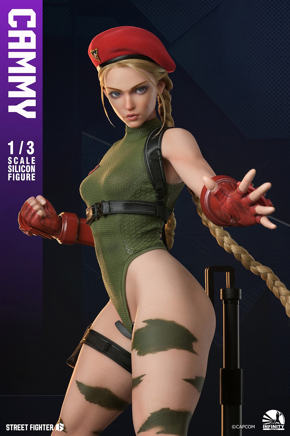 Street Fighter Cammy Action Figure  (Prototype Shown) View 8