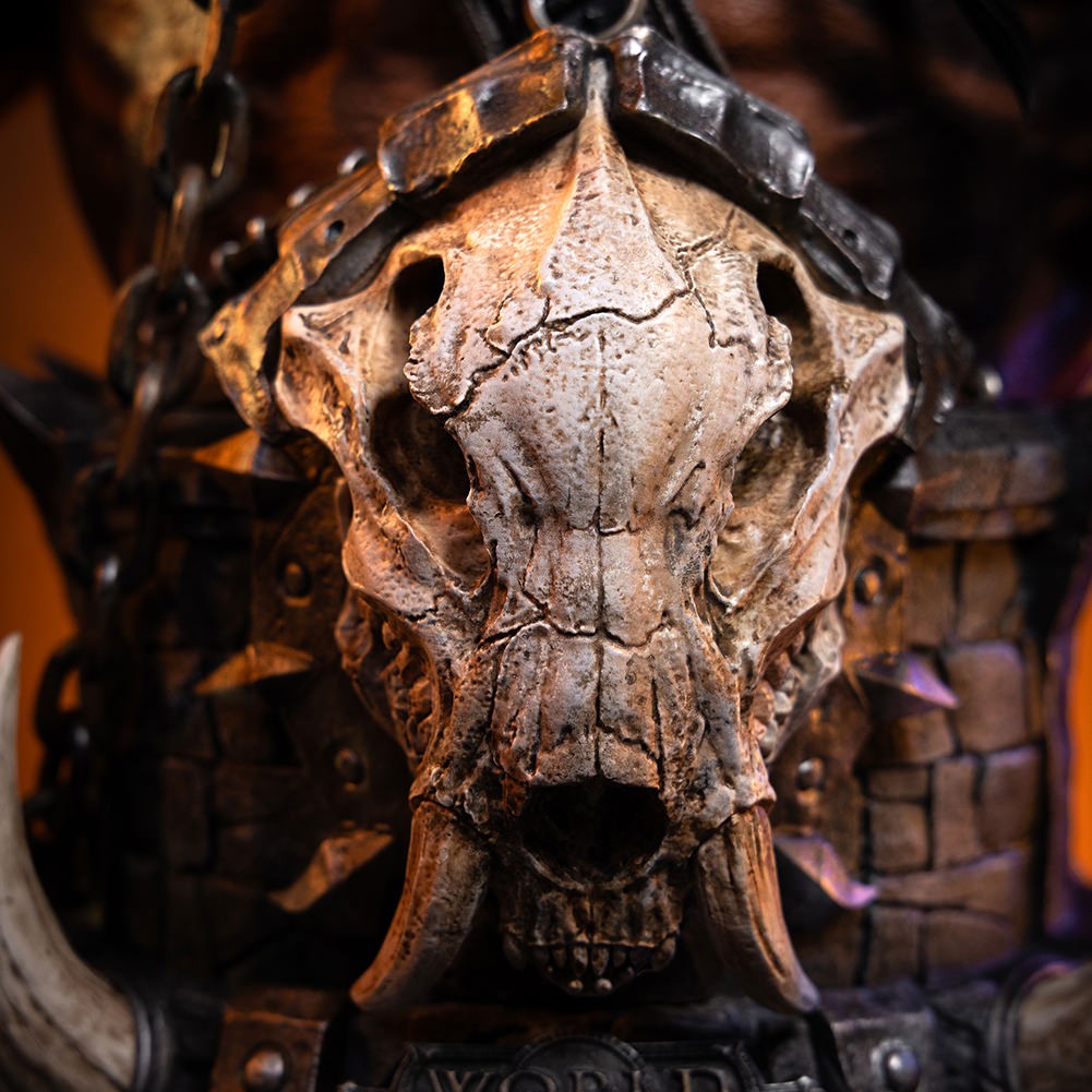 Warcraft Grommash Hellscream Bust  (Prototype Shown) View 4