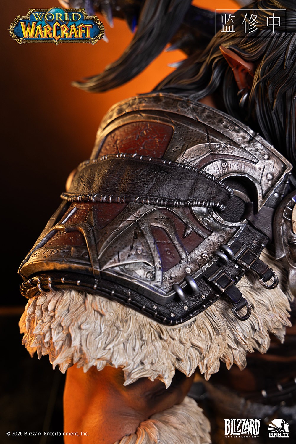 Warcraft Grommash Hellscream Bust  (Prototype Shown) View 9