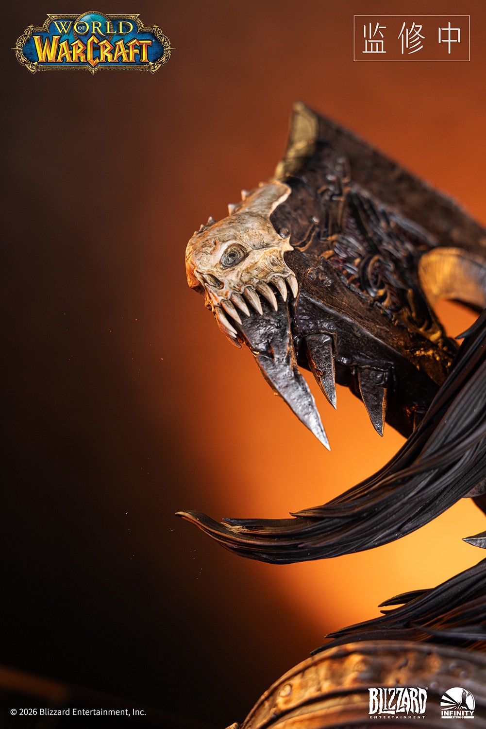 Warcraft Grommash Hellscream Bust  (Prototype Shown) View 12