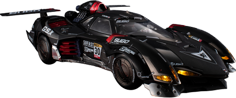Future GPX Cyber Formula ASURADA G.S.X RS SIREN Collectible Figure  (Prototype Shown) View 11