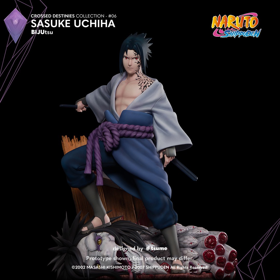 Naruto: Shippuden Sasuke Uchiha BIJUtsu Quarter Scale Statue  (Prototype Shown) View 3