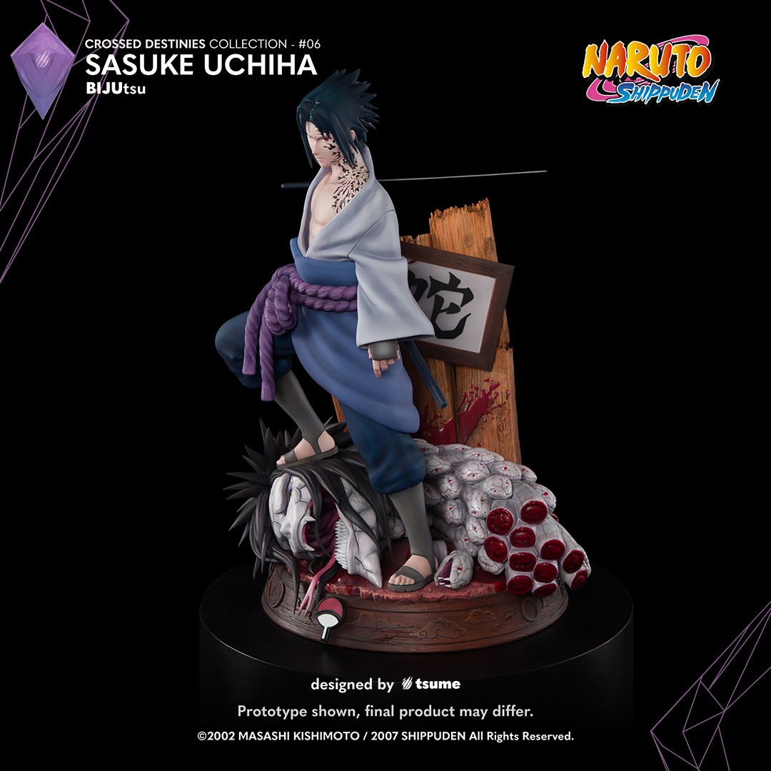 Naruto: Shippuden Sasuke Uchiha BIJUtsu Quarter Scale Statue  (Prototype Shown) View 6