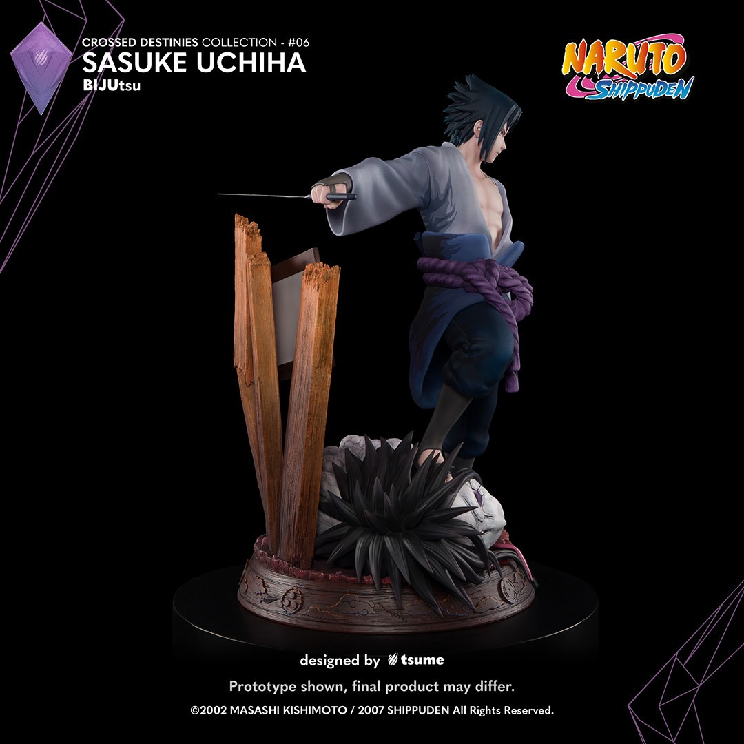 Naruto: Shippuden Sasuke Uchiha BIJUtsu Quarter Scale Statue  (Prototype Shown) View 8