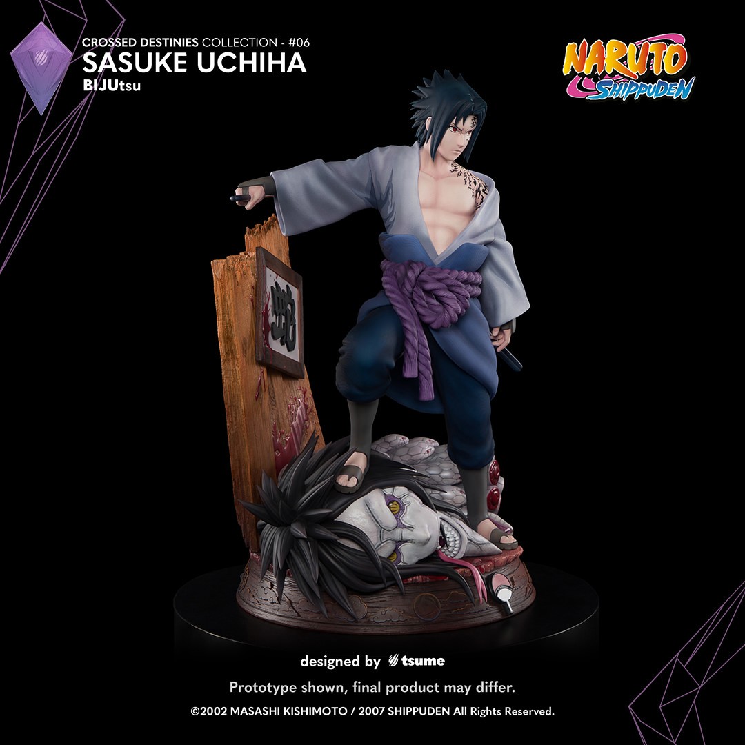 Naruto: Shippuden Sasuke Uchiha BIJUtsu Quarter Scale Statue  (Prototype Shown) View 9