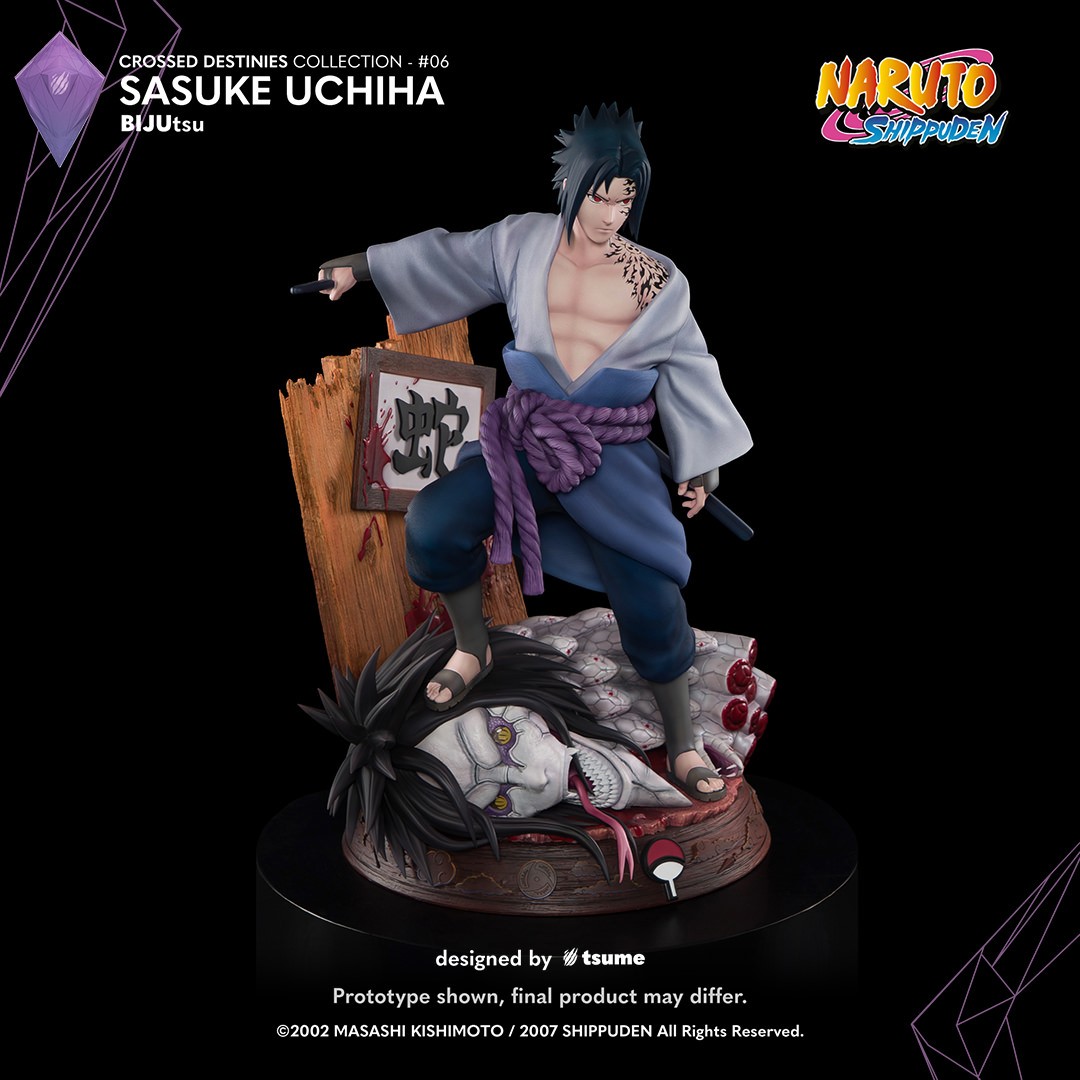 Naruto: Shippuden Sasuke Uchiha BIJUtsu Quarter Scale Statue  (Prototype Shown) View 10