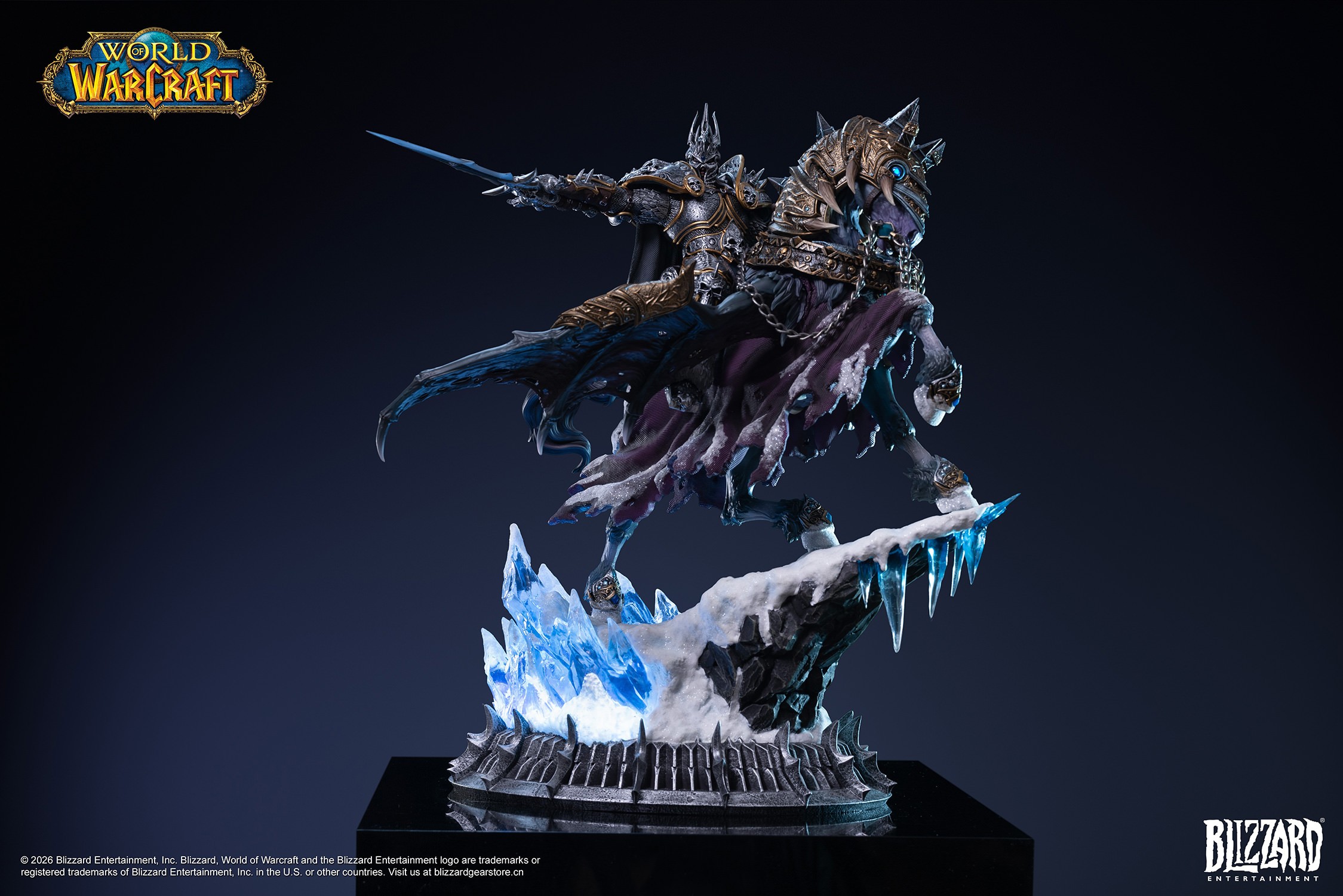 Warcraft The Lich King & Invincible (14-Inch) Statues  (Prototype Shown) View 11