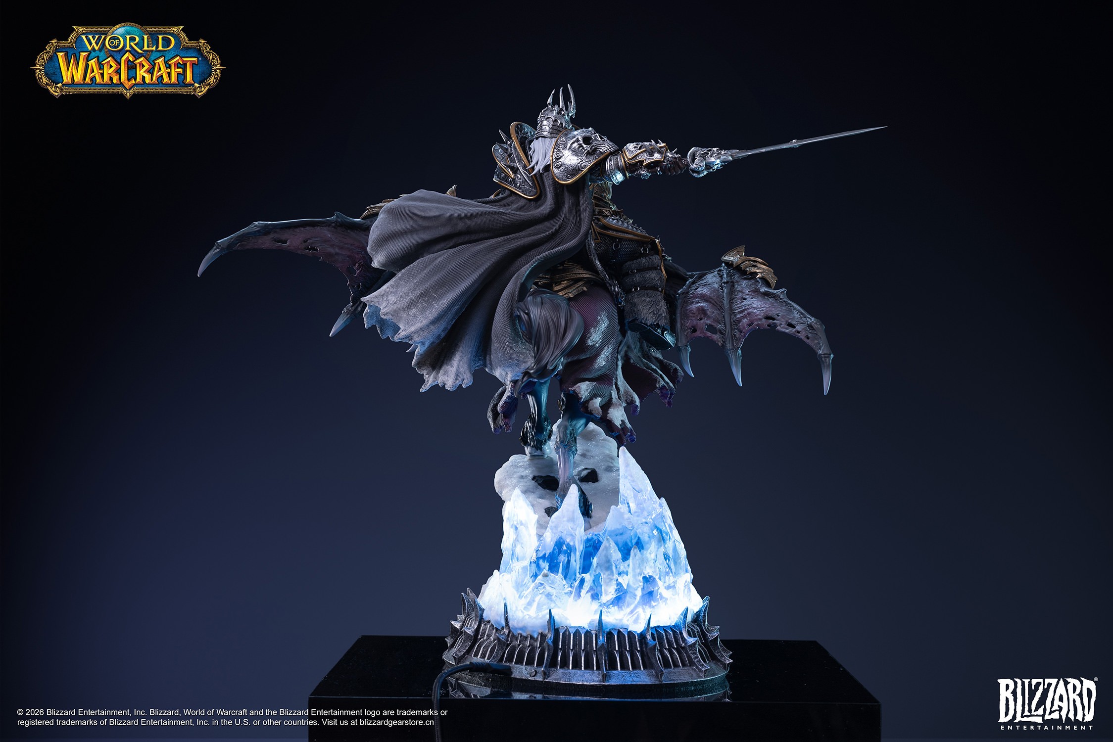 Warcraft The Lich King & Invincible (14-Inch) Statues  (Prototype Shown) View 14