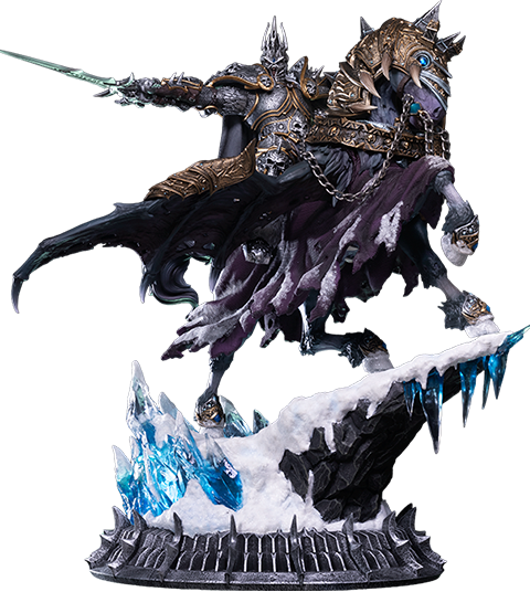 Warcraft The Lich King & Invincible (14-Inch) Statues  (Prototype Shown) View 15