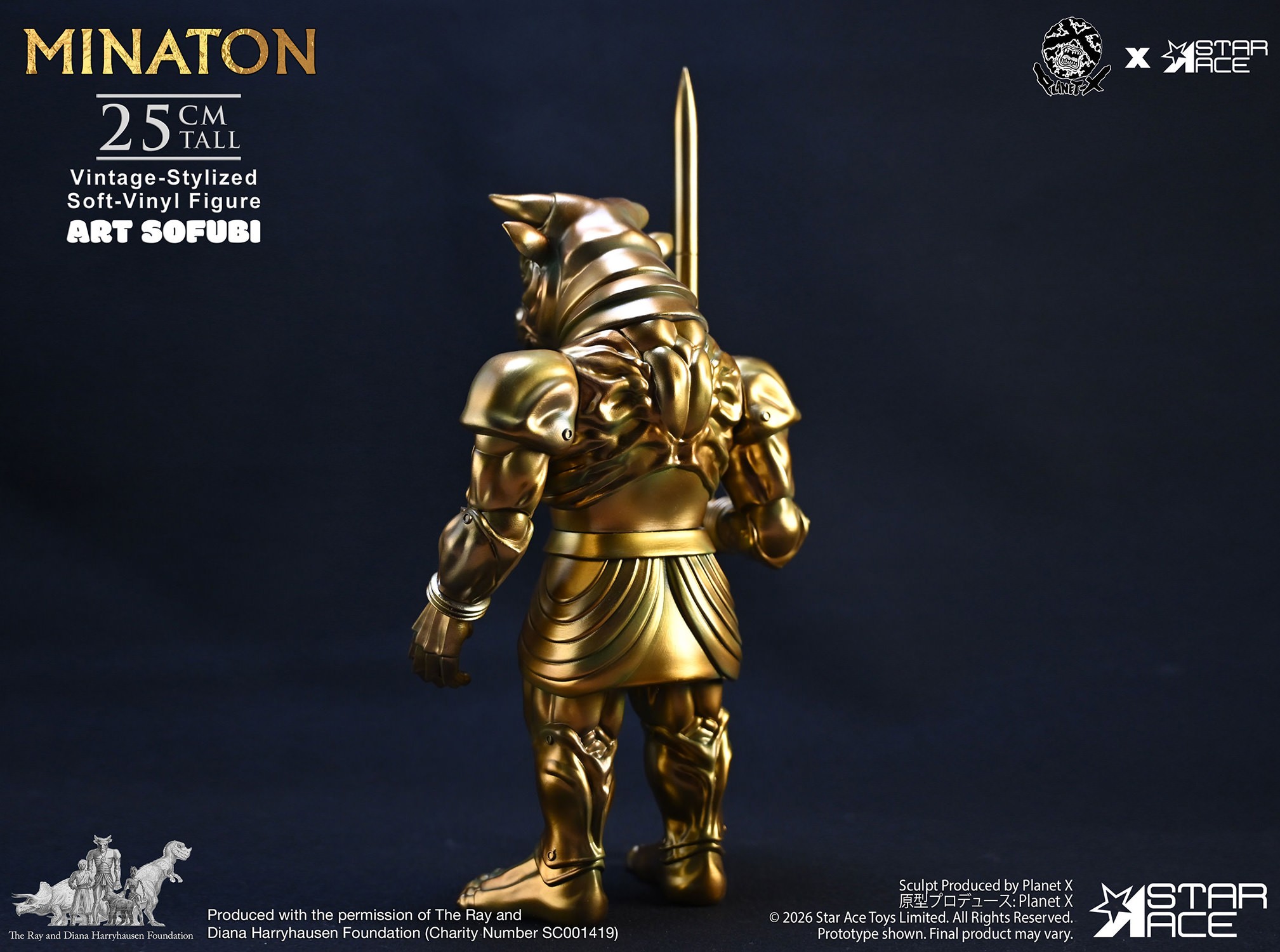 Ray Harryhausen Minaton (Vintage-Stylized) Collectible Figure  (Prototype Shown) View 8