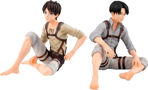 Attack on Titan Eren and Squad Captain Levi Set Collectible Figure  (Prototype Shown) View 15