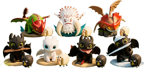 How to Train Your Dragon How To Train Your Dragon Blind Box Set  (Prototype Shown) View 10